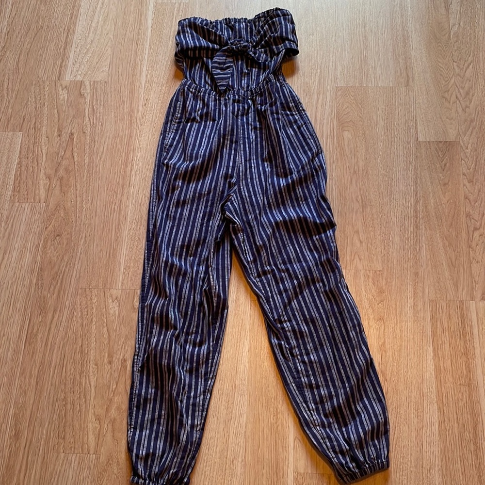 Tube top jumpsuit